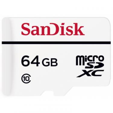 Карта памяти SanDisk 64GB microSDXC class 10 High Endurance Video Monit Фото