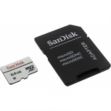Карта памяти SanDisk 64GB microSDXC class 10 High Endurance Video Monit Фото 1