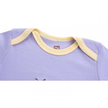 Набор детской одежды Luvable Friends из бамбука фиолетовый для девочек Фото 4