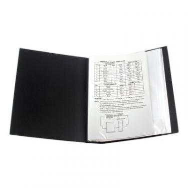 Папка с файлами Axent 80 sheet protectors, black Фото 1