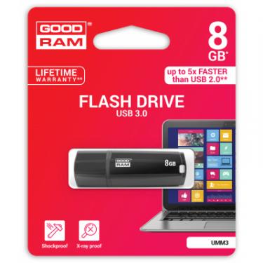 USB флеш накопитель Goodram 8GB Mimic Black USB 3.0 Фото 4