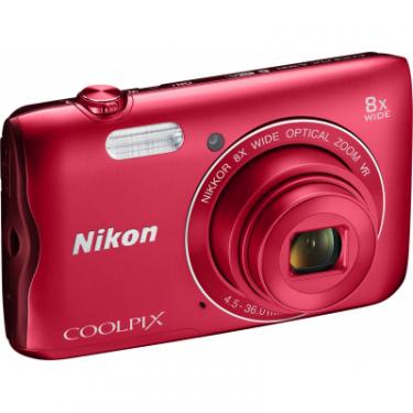 Цифровой фотоаппарат Nikon Coolpix A300 Red Фото 2