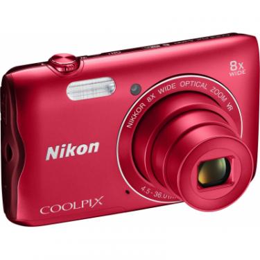 Цифровой фотоаппарат Nikon Coolpix A300 Red Фото 4