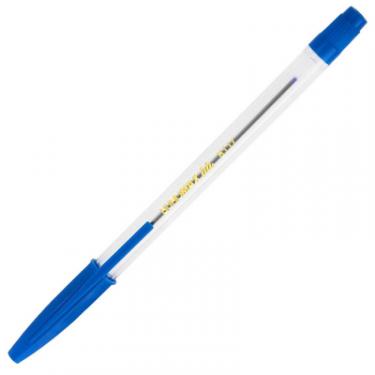 Ручка шариковая Buromax non-retractable JOBMAX Corvina, blue Фото