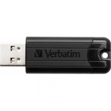 USB флеш накопитель Verbatim 128GB PinStripe Black USB 3.0 Фото 1