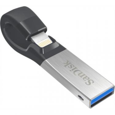 USB флеш накопитель SanDisk 128GB iXpand USB 3.0/Lightning Фото 3