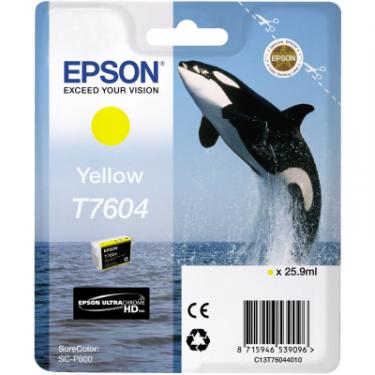 Картридж Epson SureColor SC-P600 yellow Фото