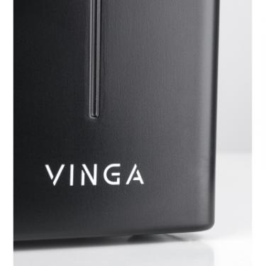 Источник бесперебойного питания Vinga LED 800VA metal case Фото 5