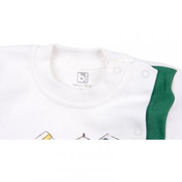 Набор детской одежды Bibaby 5 шт для мальчиков, с мельничкой белый-зеленый Фото 3