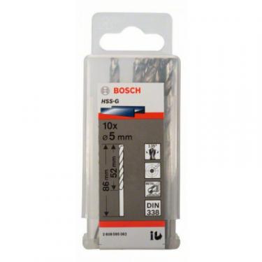 Сверло Bosch HSS-G 5 мм., 10 шт. по металу Фото 1