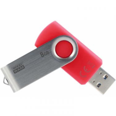 USB флеш накопитель Goodram 8GB UTS3 Twister Red USB 3.0 Фото 1