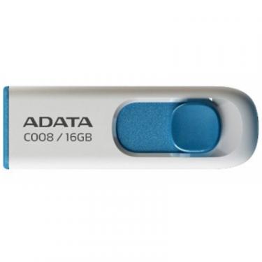 USB флеш накопитель ADATA 16GB C008 White USB 2.0 Фото
