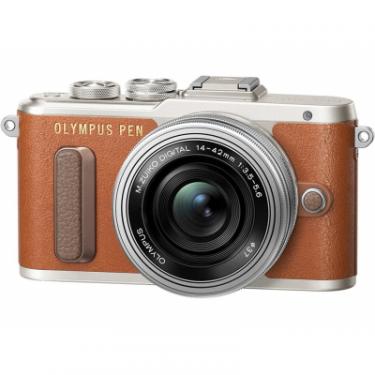 Цифровой фотоаппарат Olympus E-PL8 14-42 mm Pancake Zoom Kit brown/silver Фото