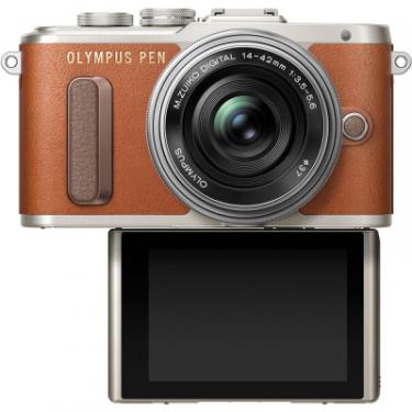 Цифровой фотоаппарат Olympus E-PL8 14-42 mm Pancake Zoom Kit brown/silver Фото 6