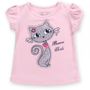 Набор детской одежды Breeze с котиком на футболке и фатиновой юбкой Фото 1