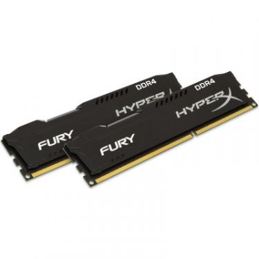 Модуль памяти для компьютера Kingston Fury (ex.HyperX) DDR4 16GB (2x8GB) 2666 MHz HyperX FURY Black Фото 1