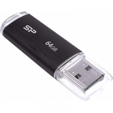 USB флеш накопитель Silicon Power 64GB Ultima U02 Black USB 2.0 Фото 2