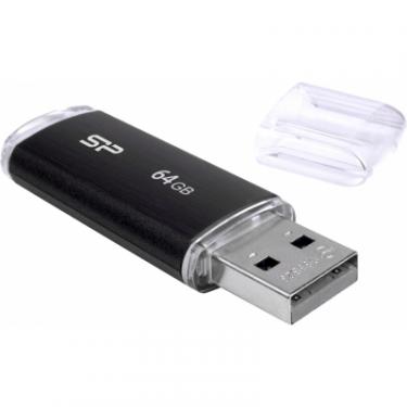 USB флеш накопитель Silicon Power 64GB Ultima U02 Black USB 2.0 Фото 4