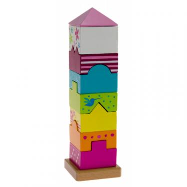 Развивающая игрушка Goki Пирамидка Башня Фото 5