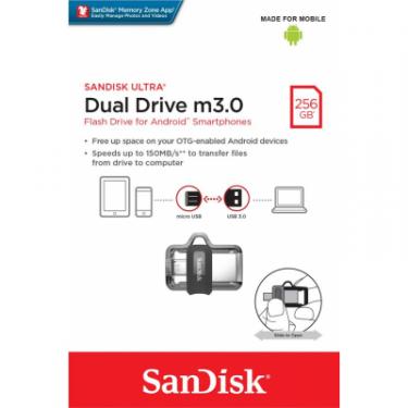 USB флеш накопитель SanDisk 256GB Ultra Dual Drive USB 3.0 OTG Фото 6