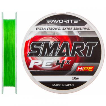 Шнур Favorite Smart PE 4x 150м (салат.) #0.3/0.09мм 2.3кг Фото