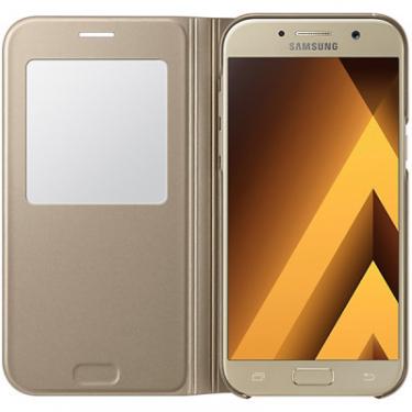 Чехол для мобильного телефона Samsung для A520 - S View Standing Cover (Gold) Фото 3