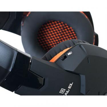 Наушники REAL-EL GDX-7700 SURROUND 7.1 black-orange Фото 4