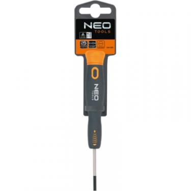 Отвертка Neo Tools шліцева прецизійна 2.0 x 40 мм, CrMo Фото 1