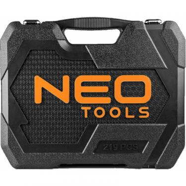 Набор инструментов Neo Tools 219 шт., 1/2", 3/8", 1/4", CrV Фото 3