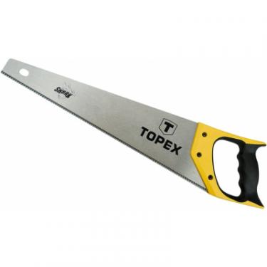 Ножовка Topex по дереву, 450 мм, «Акула», 11TPI Фото 1