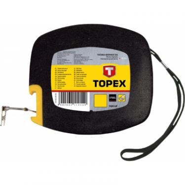 Рулетка Topex лента измерительная стальная, 20 м Фото 1