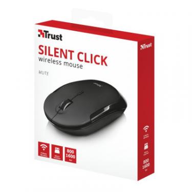 Мышка Trust Mute Silent Click Wireless Mouse Фото 5