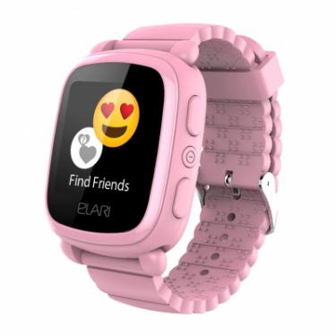 Смарт-часы Elari KidPhone 2 Pink с GPS-трекером Фото