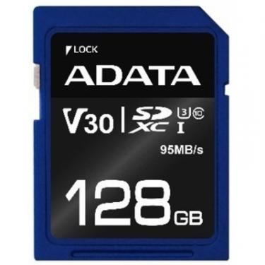 Карта памяти ADATA 128GB SDXC class 10 UHS-I U3 V30 Фото