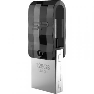 USB флеш накопитель Silicon Power 128GB C31 Silver USB 3.1/Type C Фото