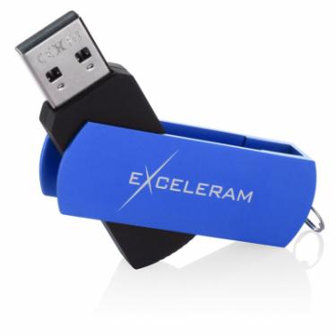 USB флеш накопитель eXceleram 8GB P2 Series Blue/Black USB 2.0 Фото 2