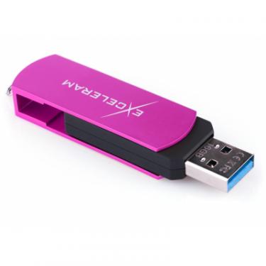 USB флеш накопитель eXceleram 16GB P2 Series Purple/Black USB 3.1 Gen 1 Фото 4