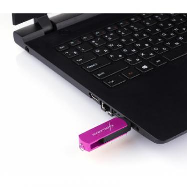 USB флеш накопитель eXceleram 16GB P2 Series Purple/Black USB 3.1 Gen 1 Фото 6