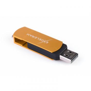 USB флеш накопитель eXceleram 32GB P2 Series Gold/Black USB 2.0 Фото 4