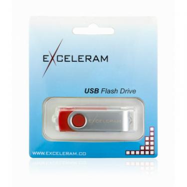 USB флеш накопитель eXceleram 8GB P1 Series Silver/Red USB 2.0 Фото 7