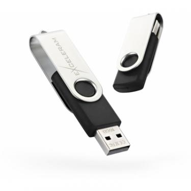 USB флеш накопитель eXceleram 8GB P1 Series Silver/Black USB 2.0 Фото