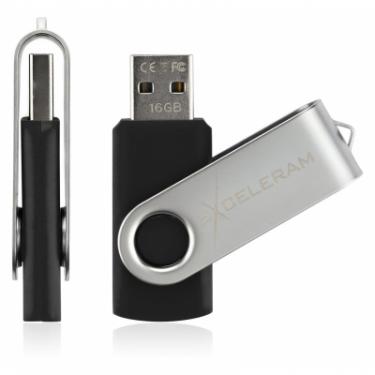 USB флеш накопитель eXceleram 8GB P1 Series Silver/Black USB 2.0 Фото 3