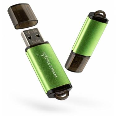 USB флеш накопитель eXceleram 32GB A3 Series Green USB 3.1 Gen 1 Фото