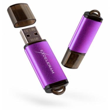 USB флеш накопитель eXceleram 8GB A3 Series Purple USB 2.0 Фото
