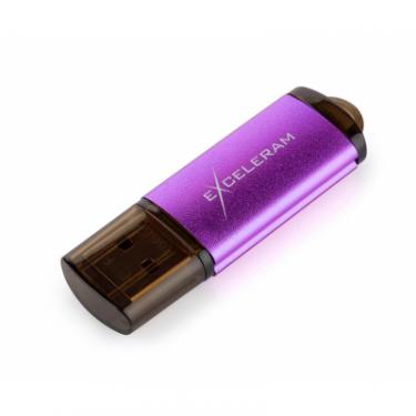 USB флеш накопитель eXceleram 8GB A3 Series Purple USB 2.0 Фото 2