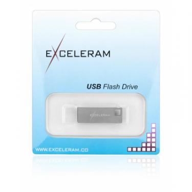 USB флеш накопитель eXceleram 64GB U1 Series Silver USB 2.0 Фото 5