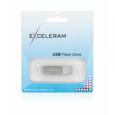 USB флеш накопитель eXceleram 16GB U2 Series Silver USB 2.0 Фото 5