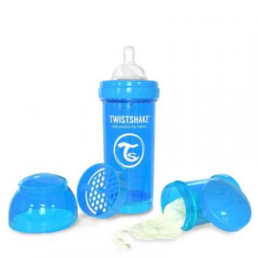 Бутылочка для кормления Twistshake антиколиковая 260 мл, голубая Фото 1