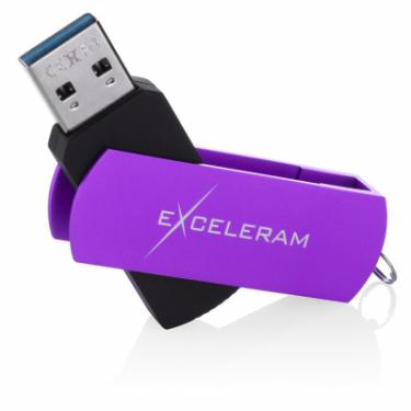 USB флеш накопитель eXceleram 32GB P2 Series Grape/Black USB 3.1 Gen 1 Фото 2