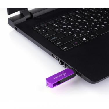 USB флеш накопитель eXceleram 32GB P2 Series Grape/Black USB 3.1 Gen 1 Фото 6